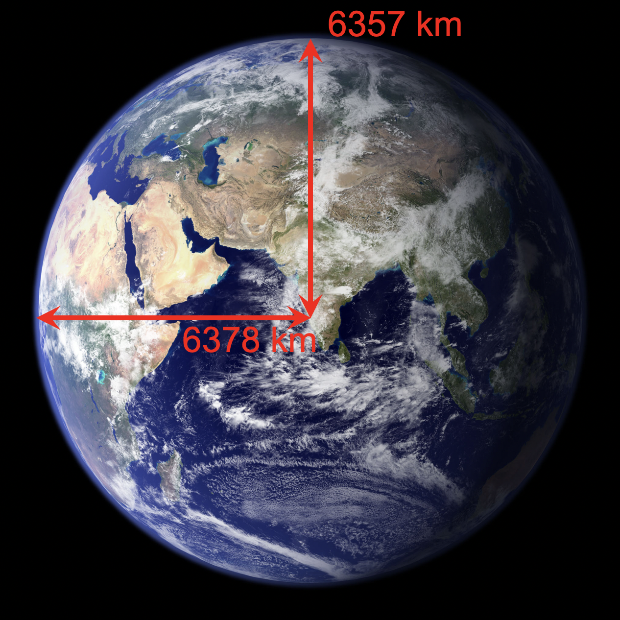 Figura 2 - La terra osservata dal sensore MODIS a bordo del satellite Terra nel 2002