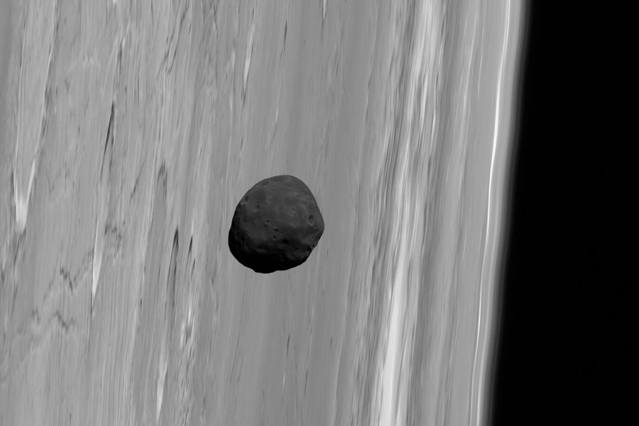 Figura 3: Phobos una delle due lune di Marte