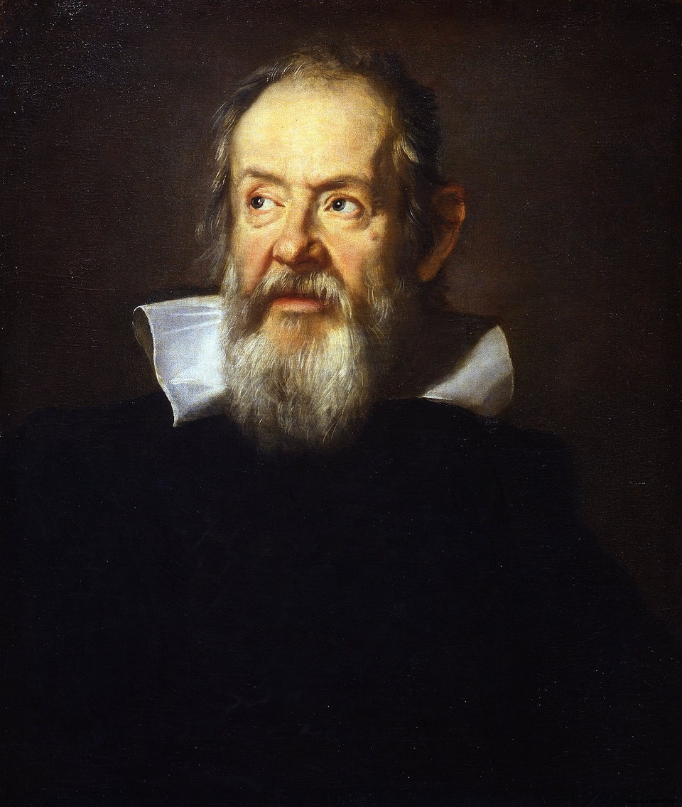Figura 1: Galileo Galilei, ritratto da J. Sustermans (Galleria degli Uffizi).