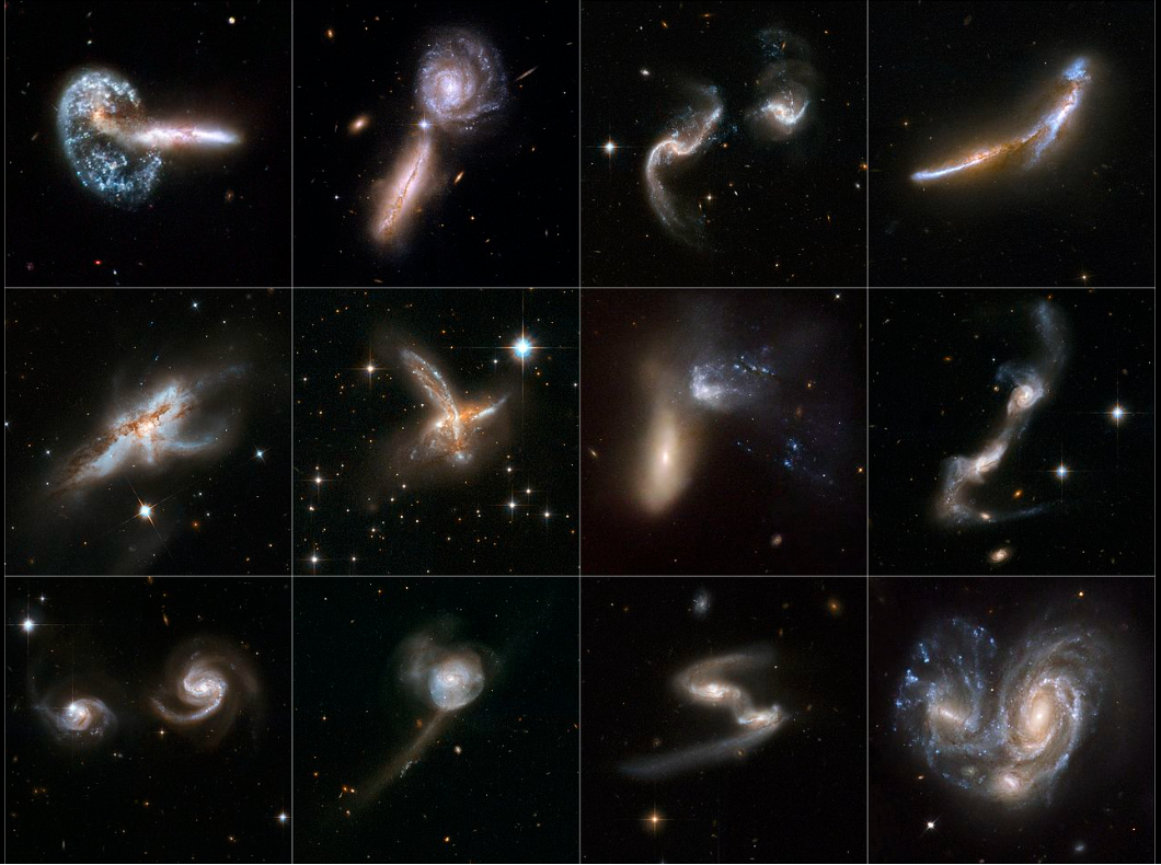 Fig. 1 -Galassie interagenti - Crediti NASA.